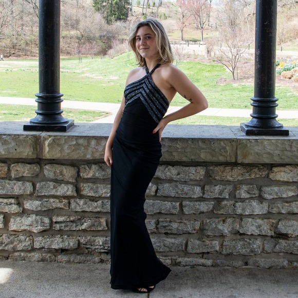 late 90s prom dresses 18 Things '90s Girls Wore To Elegant blue beaded gown perfect for parties Vintage 90s Prom Gown from